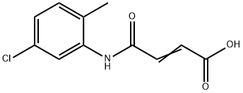 4-(5-CHLORO-2-METHYLANILINO)-4-OXOBUT-2-ENOIC ACID Struktur