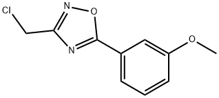 3-(CHLOROMETHYL)-5-(3-METHOXYPHENYL)-1,2,4-OXADIAZOLE Struktur