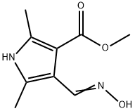 METHYL 4-(HYDROXYIMINOMETHYL)-2,5-DIMETHYL-1H-PYRROLE-3-CARBOXYLATE Struktur