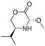 2-Morpholinone,3-methoxy-5-(1-methylethyl)-,(3S-trans)-(9CI) Struktur