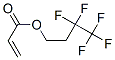 3,3,4,4,4-pentafluorobutyl acrylate  Struktur