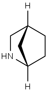 (1S,4R)-2-Azabicyclo[2.2.1]heptane Struktur