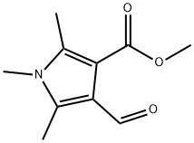 METHYL 4-FORMYL-1,2,5-TRIMETHYL-1H-PYRROLE-3-CARBOXYLATE Struktur