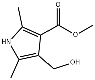 Methyl 2,5-dimethyl-4-hydroxymethylpyrrole-3-carboxylate Struktur