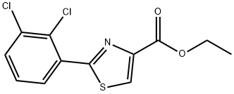 ETHYL 2-(2,3-DICHLOROPHENYL)-1,3-THIAZOLE-4-CARBOXYLATE Struktur