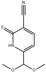 6-(DIMETHOXYMETHYL)-2-MERCAPTONICOTINONITRILE Struktur