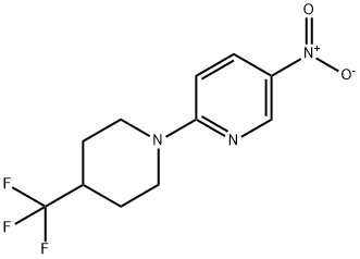 1-(5-nitro-2-pyridinyl)-4-(trifluoromethyl)piperidine Struktur