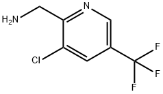 2-(AMINOMETHYL)-3-CHLORO-5-(TRIFLUOROMETHYL)-PYRIDINE HYDROCHLORIDE Structure