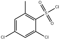 2,4-DICHLORO-6-METHYLBENZENESULPHONYL CHLORIDE Struktur