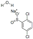 2,5-DICHLOROBENZENESULFINIC ACID SODIUM SALT MONOHYDRATE Struktur