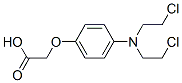 4-N,N-bis(2-chloroethyl)aminophenoxyacetic acid Struktur