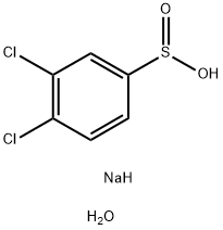 SODIUM 3,4-DICHLOROBENZENE-1-SULFINATE DIHYDRATE Struktur