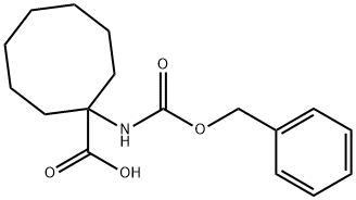 CBZ-1-AMINO-1-CYCLOOCTANECARBOXYLIC ACID Struktur