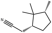 Cyclopentaneacetonitrile, 2,2,3-trimethyl-, (1R-cis)- (9CI) Struktur