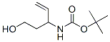 Carbamic acid, [1-(2-hydroxyethyl)-2-propenyl]-, 1,1-dimethylethyl ester (9CI) Struktur