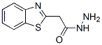 2-Benzothiazoleaceticacid,hydrazide(9CI) Struktur