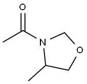 Oxazolidine, 3-acetyl-4-methyl- (9CI) Struktur