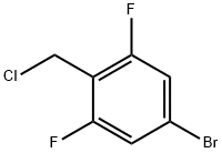 5-BROMO-2-(AMINOMETHYL)-1,3-DIFLUOROBENZENE Struktur