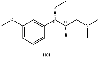 (betaR,gammaR)-gamma-Ethyl-3-methoxy-N,N,beta-trimethylbenzenepropanamine hydrochloride Struktur