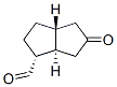 1-Pentalenecarboxaldehyde, octahydro-5-oxo-, (1alpha,3abeta,6aalpha)- (9CI) Struktur