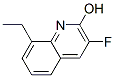 8-ETHYL-3-FLUORO-2-HYDROXYQUINOLINE Struktur