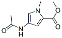 1H-Pyrrole-2-carboxylicacid,4-(acetylamino)-1-methyl-,methylester(9CI) Struktur