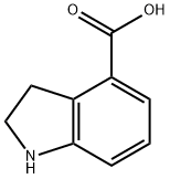 2,3-DIHYDRO-1H-INDOLE-4-CARBOXYLIC ACID Struktur