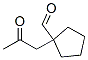 Cyclopentanecarboxaldehyde, 1-(2-oxopropyl)- (9CI) Struktur