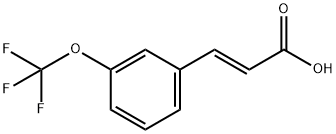 3-(TRIFLUOROMETHOXY)CINNAMIC ACID Struktur