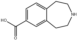 2,3,4,5-Tetrahydro-1H-benzo[d]azepine-7-carboxylic acid Struktur