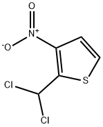 2-(dichloroMethyl)-3-nitrothiophene Struktur