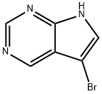 5-bromo-7H-pyrrolo[2,3-d]pyrimidine Struktur