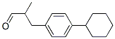 3-(4-cyclohexylphenyl)-2-methyl-propanal Struktur