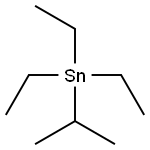 Triethylisopropylstannane Struktur