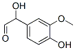 2-hydroxy-2-(4-hydroxy-3-methoxy-phenyl)acetaldehyde Struktur