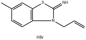 3-Allyl-6-methylbenzo[d]thiazol-2(3H)-imine hydrobromide Struktur