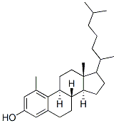 17-(1,5-Dimethylhexyl)-1-methylestra-1(10),2,4-trien-3-ol Struktur