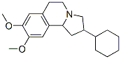 2-Cyclohexyl-1,2,3,5,6,10b-hexahydro-8,9-dimethoxypyrrolo[2,1-a]isoquinoline Struktur