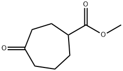 METHYL 4-OXOCYCLOHEPTANECARBOXYLATE Struktur