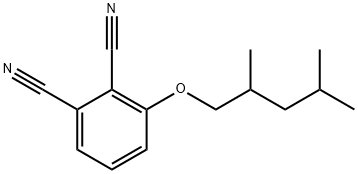 3-[(2,4-Dimethylpentyl)oxy]benzene-1,2-dicarbonitrile Struktur