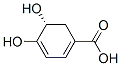 1,3-Cyclohexadiene-1-carboxylicacid,4,5-dihydroxy-,(R)-(9CI) Struktur