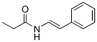 Propanamide,  N-(2-phenylethenyl)-,  (E)-  (9CI) Struktur