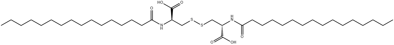 N,N'-dipalmitoyl-L-cystine Struktur