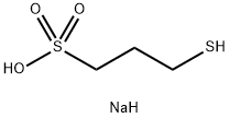 Sodium 3-mercaptopropanesulphonate Struktur