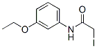 N-(3-Ethoxyphenyl)-2-iodoacetamide Struktur