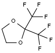 2,2-BIS(TRIFLUOROMETHYL)-1,3-DIOXOLANE Struktur