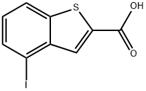 4-Iodobenzothiophene-2-carboxylic acid Struktur