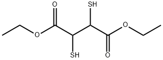 diethyl dimercaptosuccinate Struktur