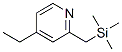 Pyridine, 4-ethyl-2-[(trimethylsilyl)methyl]- (9CI) Struktur