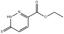 Ethyl 6-mercaptopyridazine-3-carboxylate Struktur